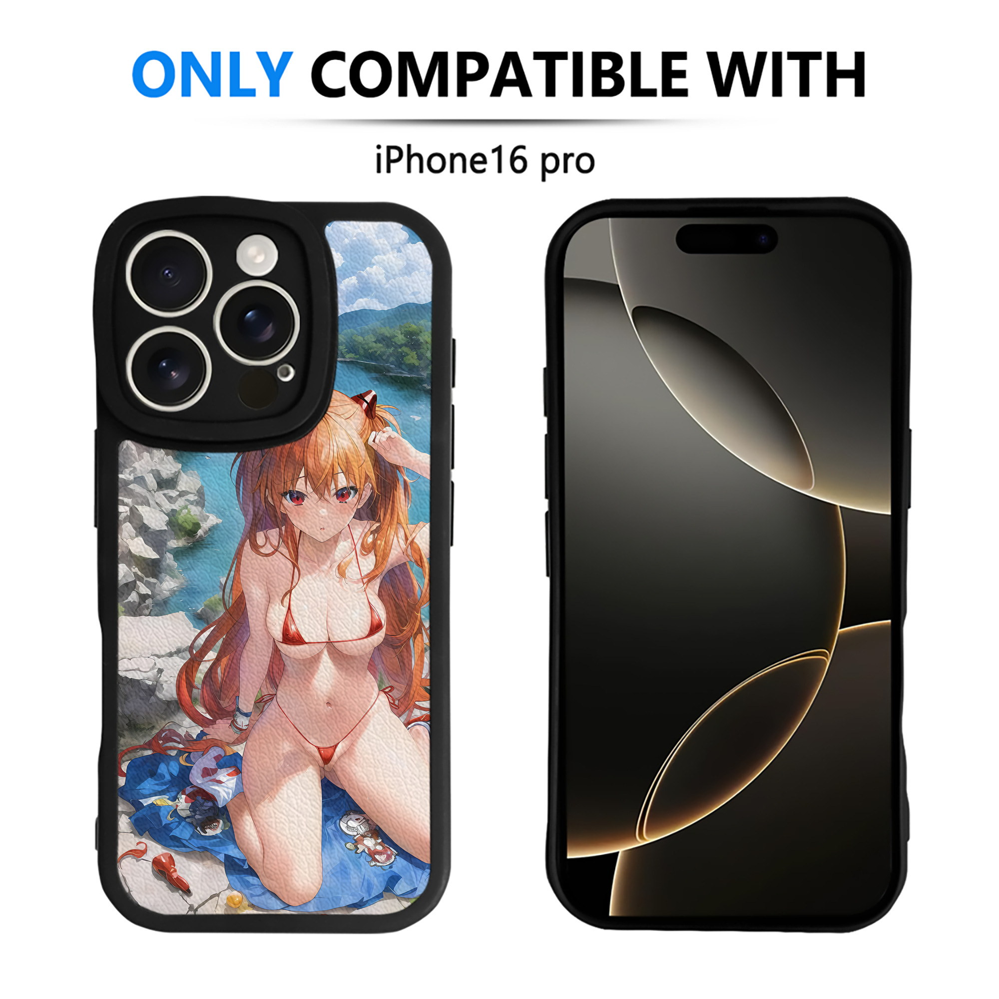 （画像用） EVA 新世紀エヴァンゲリオン 【iPhone 16シリーズ対応】シリコンスマホケース（レザー調） 材質：シリコン